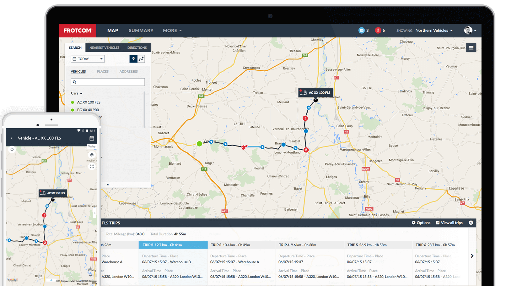 Frotcom - Vehicle tracking and fleet management system
