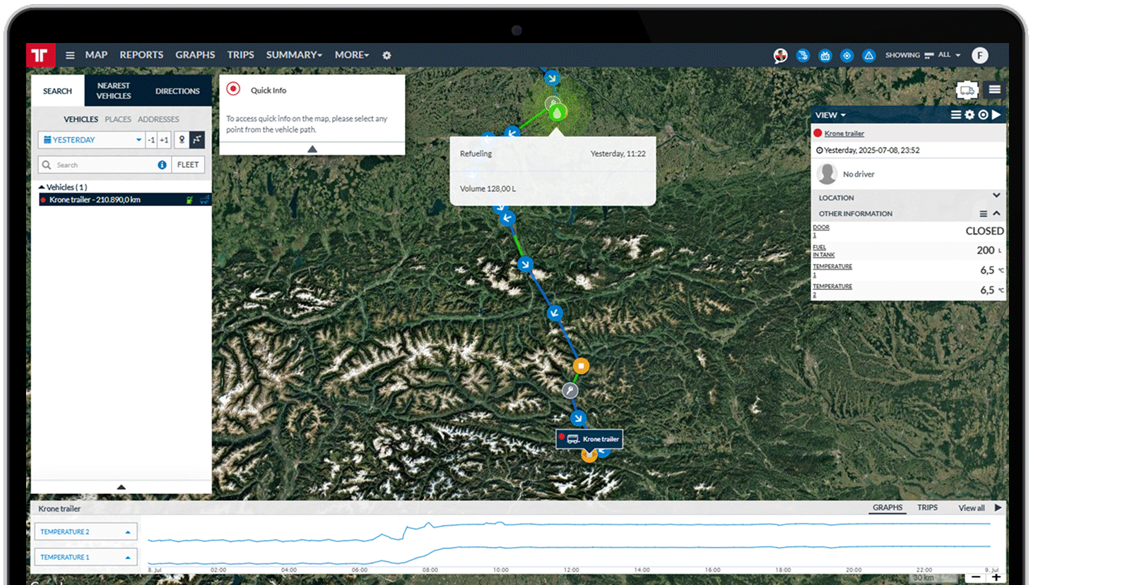 Integration with KRONE - Frotcom