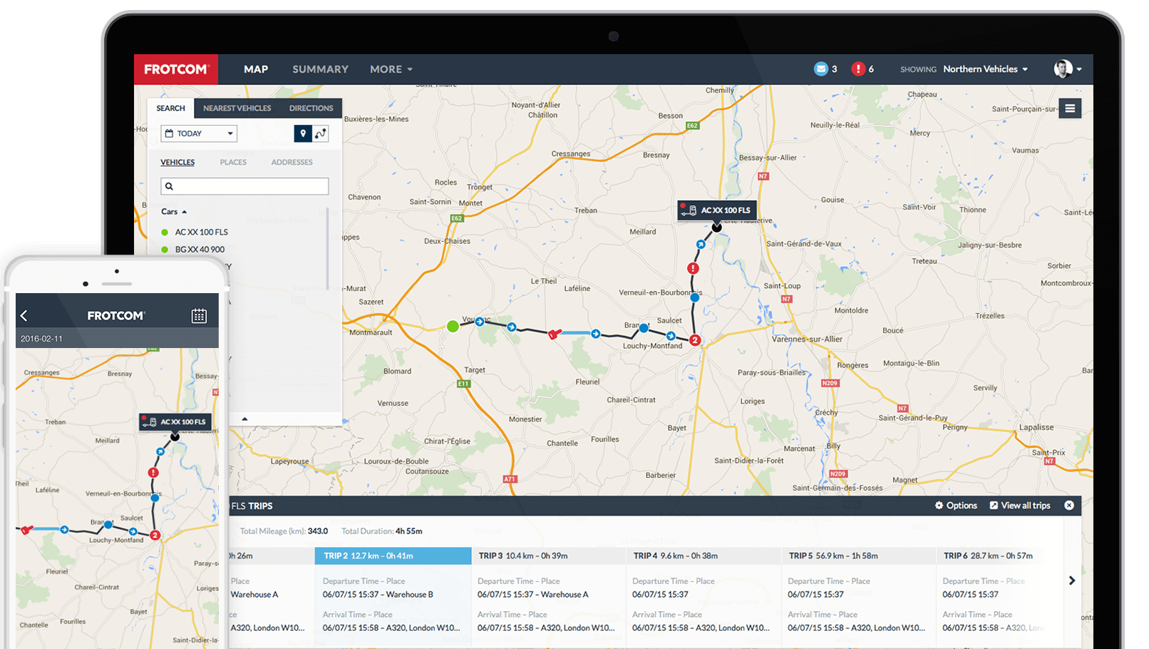 Frotcom - Vehicle tracking and fleet management system