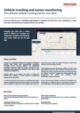 Vehicle tracking and sensor monitoring