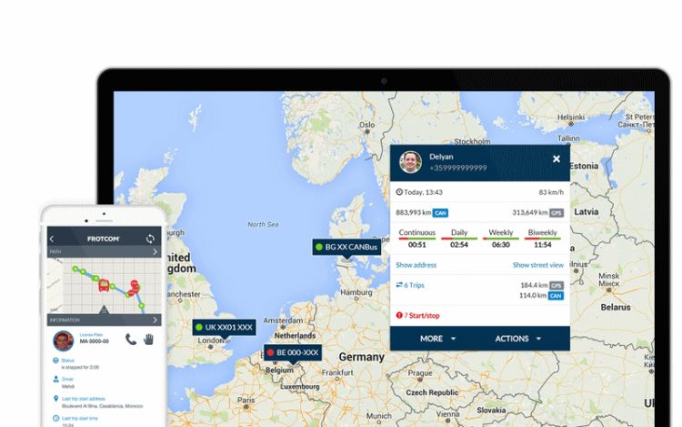 Identificazione Automatica del Conducente: conoscenza completa dell'utilizzo dei veicoli della flotta - Frotcom