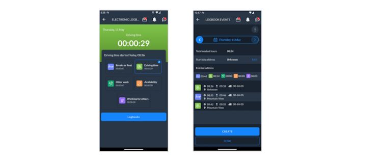 Electronic Logbook is now available in Frotcom's Driver app_bp - Frotcom.jpg Elektronski dnevnik je sada dostupan u Frotcomovoj aplikaciji Vozač