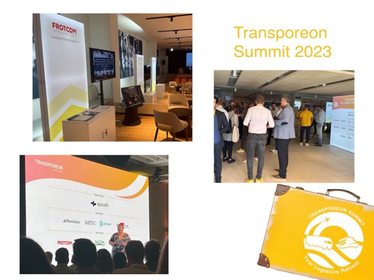 Frotcom como patrocinador Prata do Transporeon Summit 2023 - Frotcom
