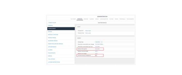 Calculate your EV energy consumption using Frotcom - Frotcom