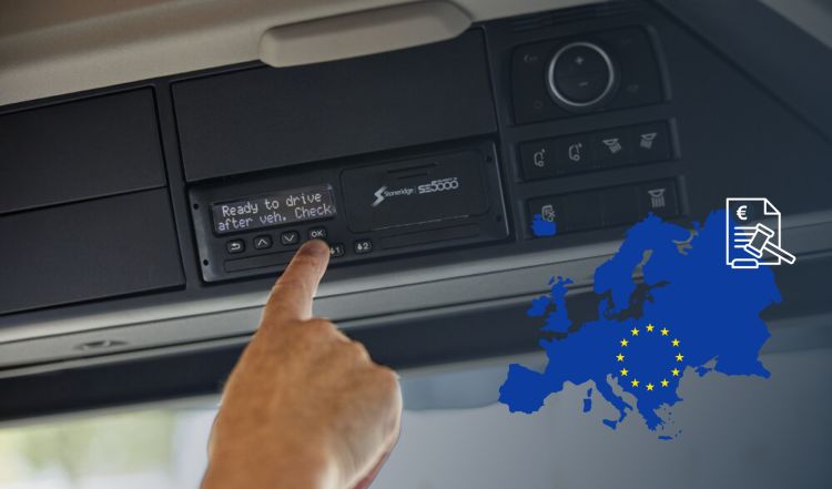 Las sanciones por Smart Tachograph se están aplicando ahora en toda Europa - Frotcom