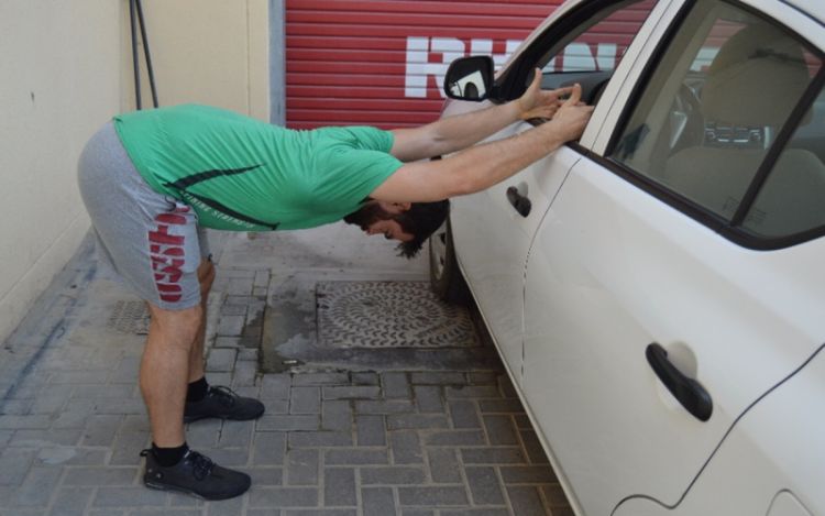 Basic stretches you can perform to minimize the adverse effects of driving a vehicle