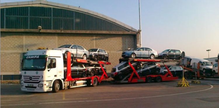 Avtotransport Čampa truck equipped with a Frotcom GPS tracker