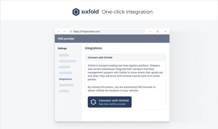 Frotcom premium partnership with Sixfold brings new benefits to both platforms users