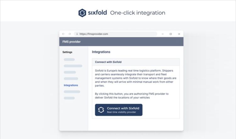 Blog post - Frotcom premium partnership with Sixfold brings new benefits to both platforms users Frotcom premium partnership with Sixfold brings new benefits to both platforms users