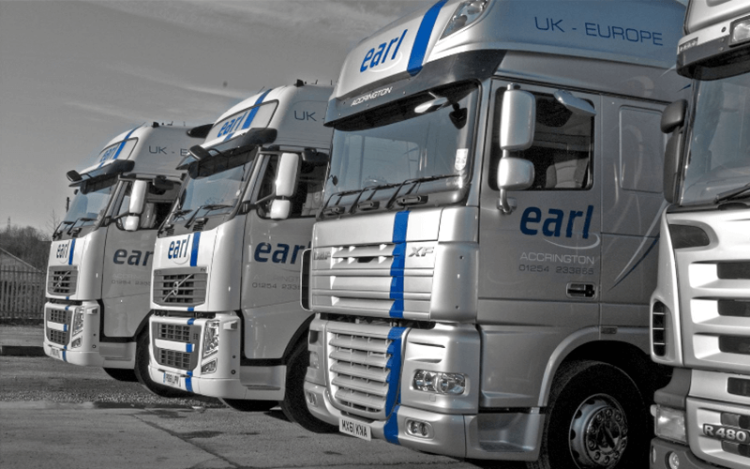 Earl Transport is taking advantage of Frotcom to manage its fleet