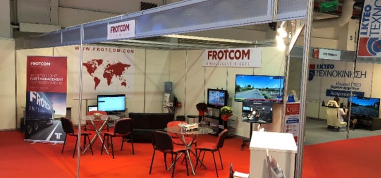 Frotcom on show at the International Transport Exhibition in Greece