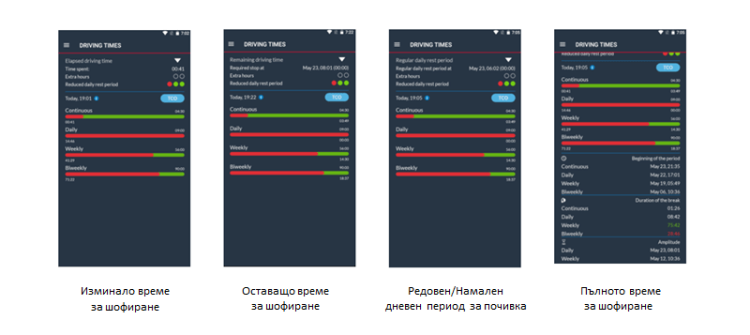 Приложение„Driver“ | Налични нови функции