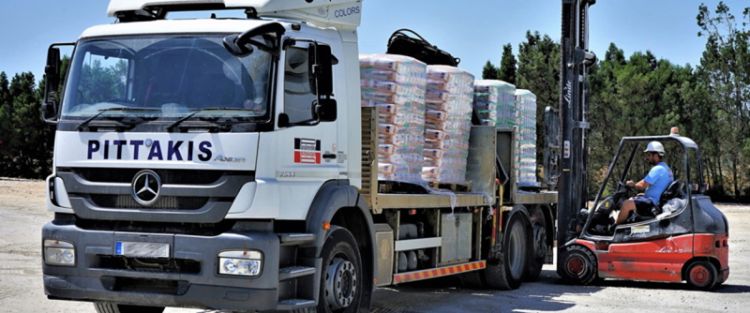Pittakis Building Materials reduces costs and increases its fleet productivity with Frotcom - Frotcom