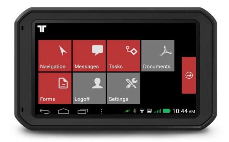 Frotcom - Workforce management - main screen - Garmin Fleet 700 series