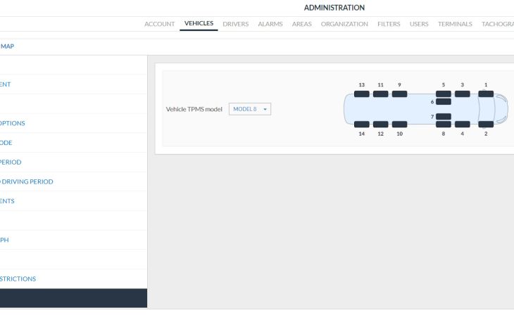 ContipressureCheck tire monitoring system frotcom administration other modell
