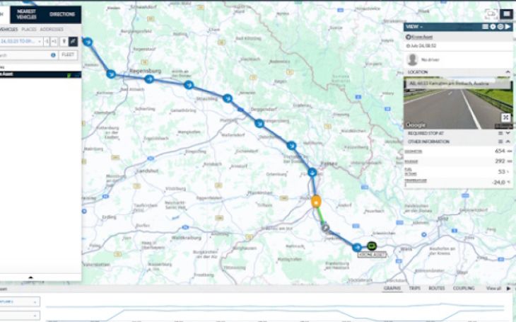 Integration with KRONE - Trailer location