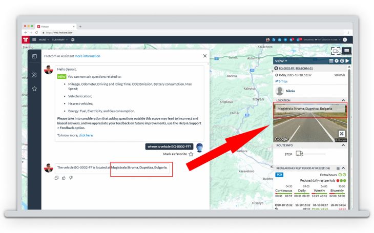 Frotcom AI Assistant - Frotcom