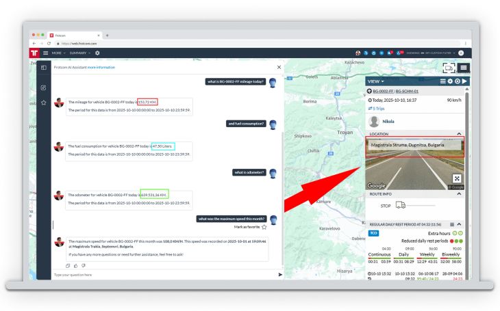 Frotcom AI Assistant - Frotcom