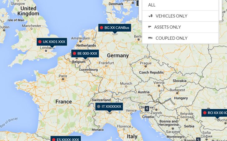 Asset tracking- tracking of vehicles and assets - Frotcom