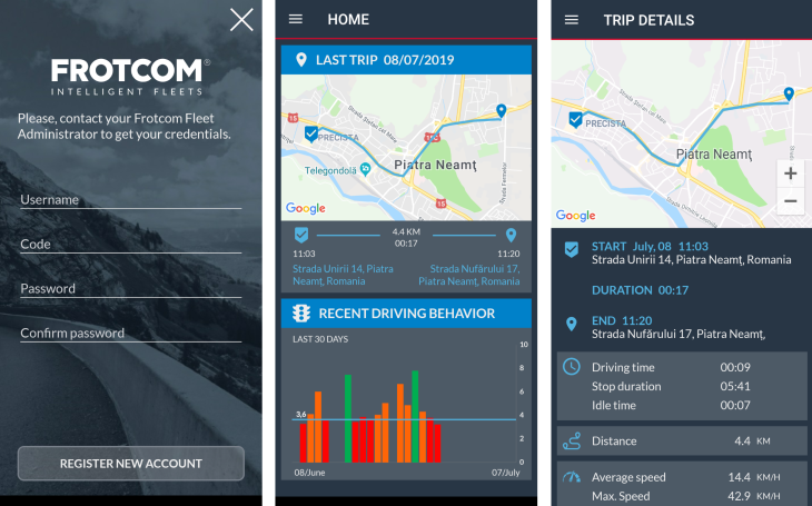 Driver APP - Frotcom - Have a look