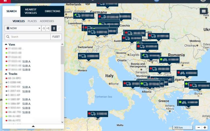 Frotcom multi-fleet management