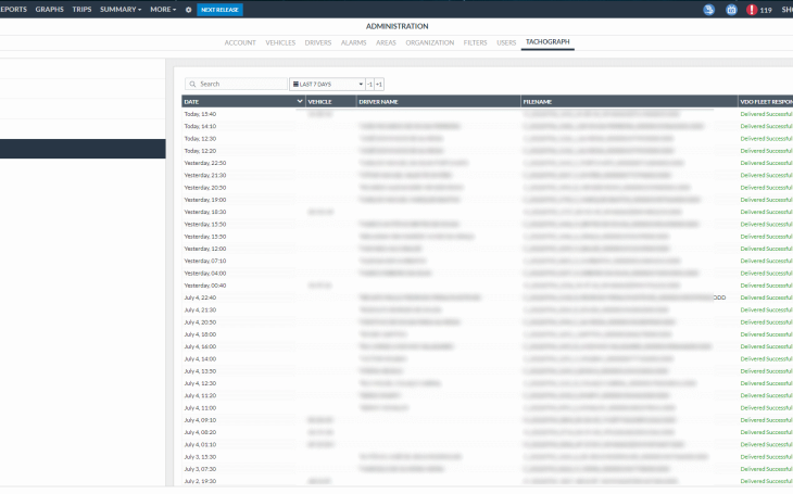 Integration with VDO Fleet - Frotcom