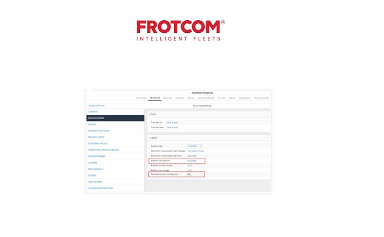 Calculate your EV energy consumption using Frotcom - Frotcom