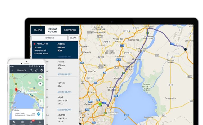 Frotcom's Nearest Vehicles helps you optimize your fleet - Frotcom