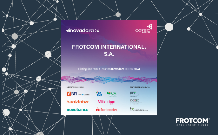 Blog_COTEC AWARD.png FROTCOM Awarded Inovadora'24 Status by COTEC Portugal - Frotcom
