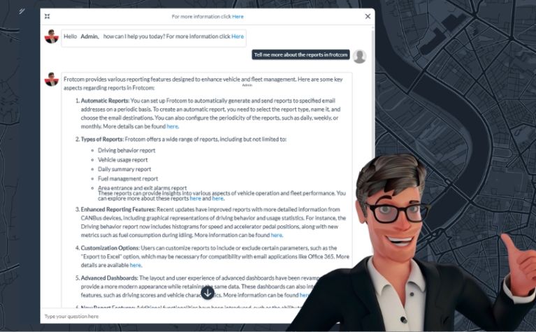 Frotcom AI Chatbot Intelligent Support - Frotcom