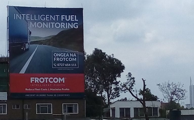 Frotcom East Africa's eye-catching new outdoor