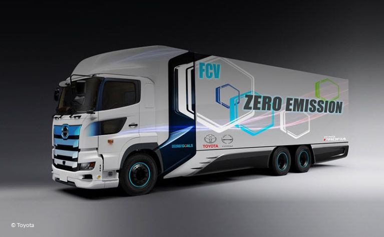 Major automakers move towards hydrogen truck production -  Frotcom