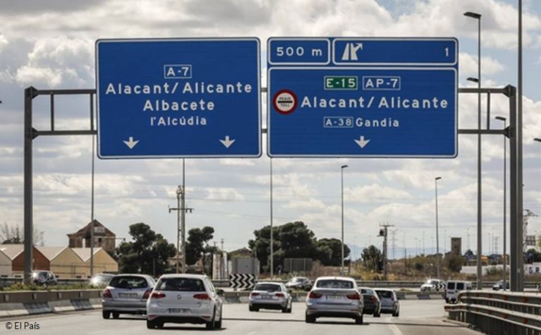 Spanish government to remove road tolls
