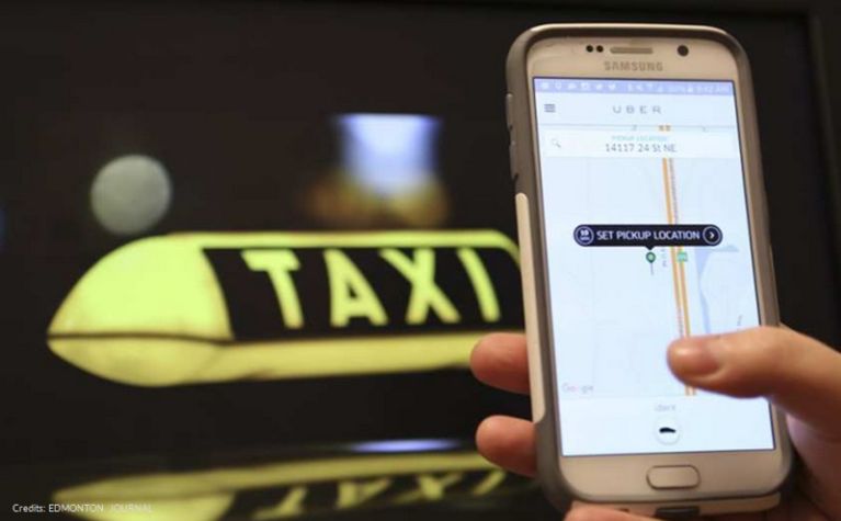 Blog card - TAXI Vs. UBER TAXI Vs. UBER