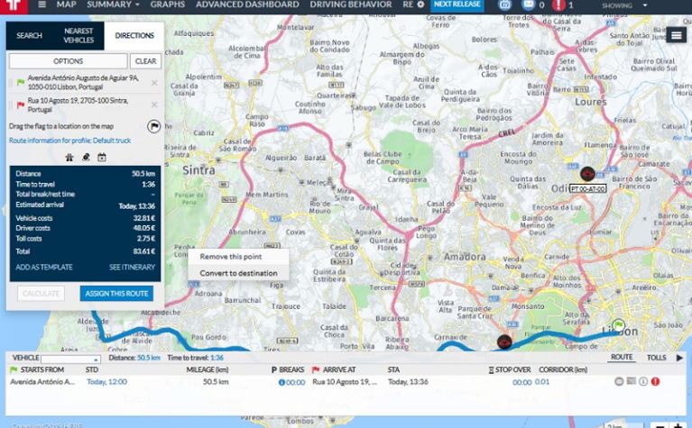 Blog card - Convert a waypoint to a destination Convert a waypoint to a destination