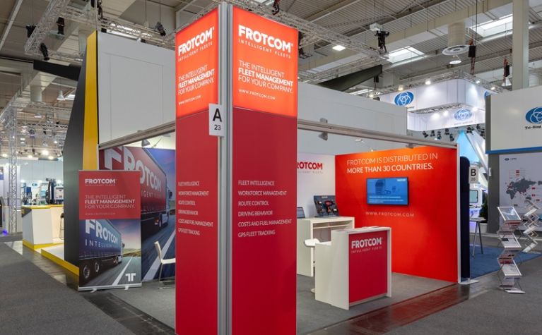 Frotcom booth at IAA Commercial Vehicles 2018