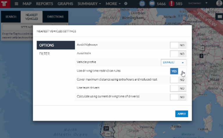 Improve your Driving Times using Restriction rules
