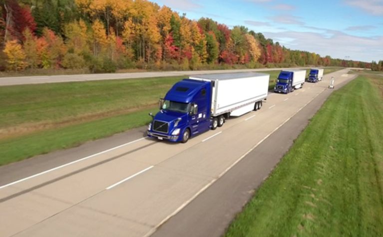 US road transport will change radically with autonomous trucks 