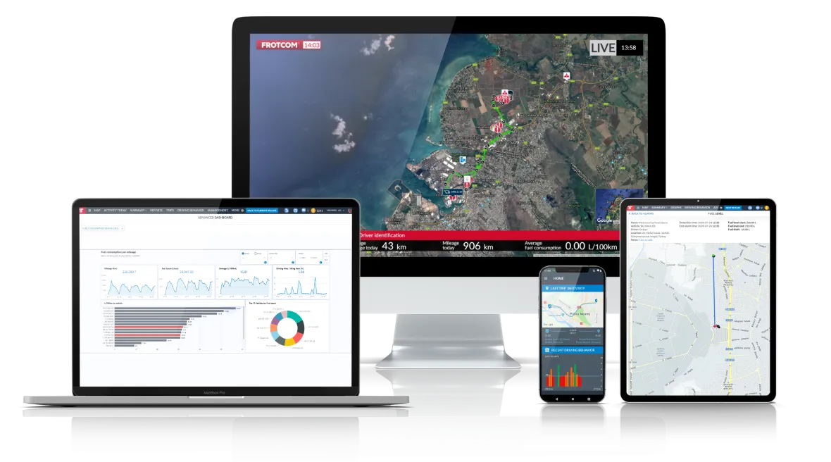 GPS Fleet Management Software - Frotcom