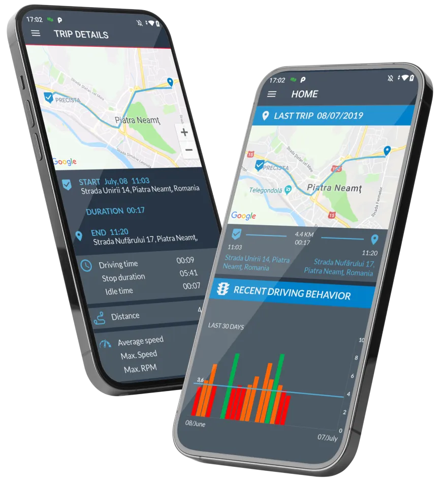 Frotcom UK - Driver management using Frotcom's Driver app