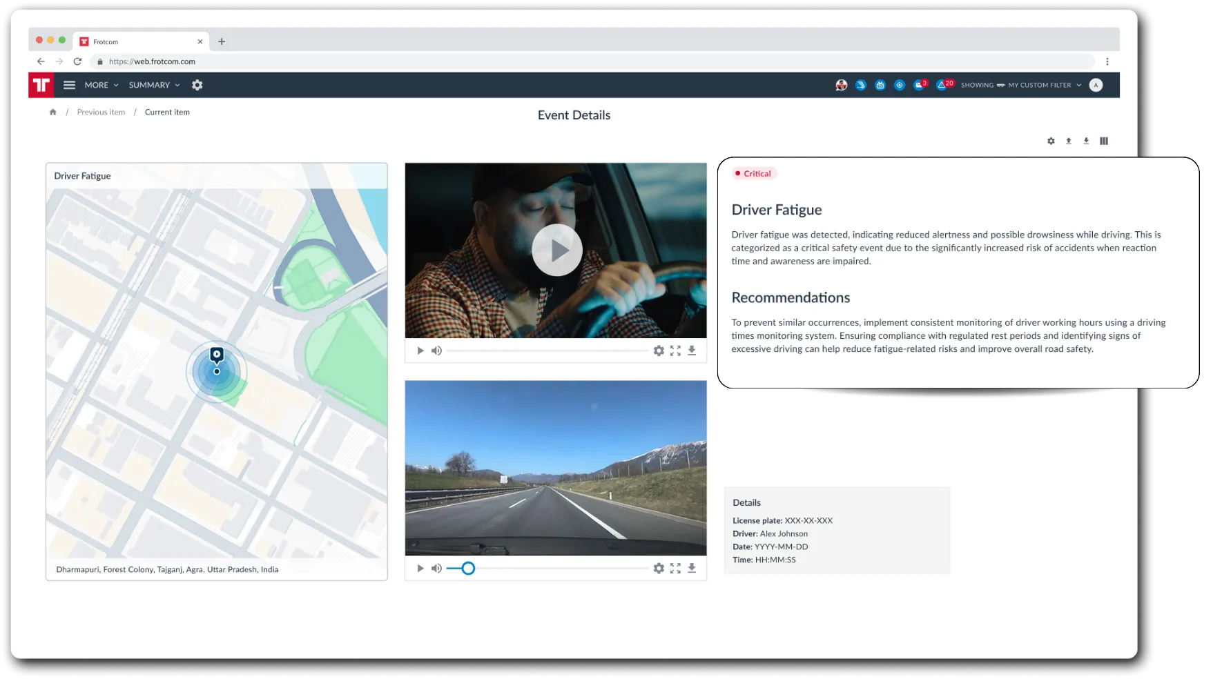 Video Telematics - Frotcom